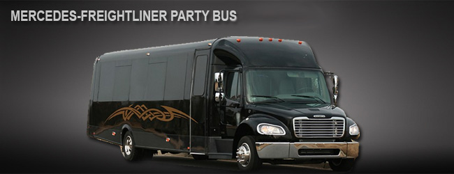 Freightliner party bus in Los Angeles