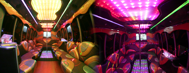 F550 Party Bus interior